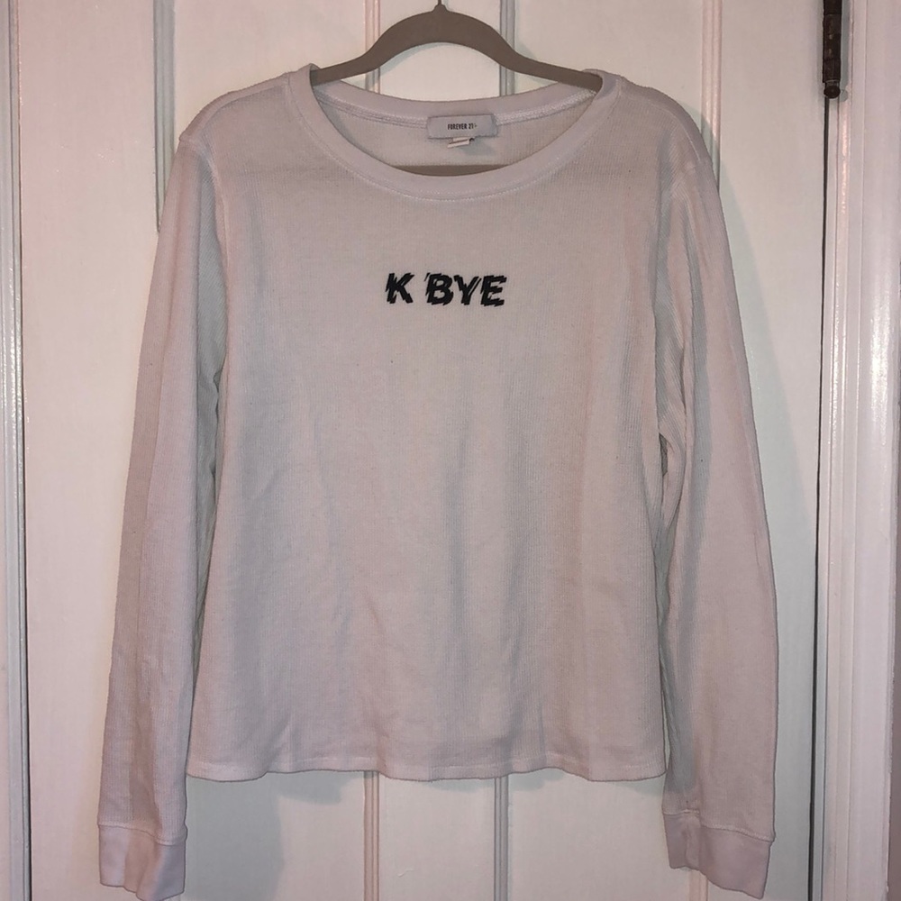 Forever21 Graphic Long Sleeved Top